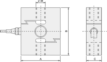 Tension Load Cell - Dimentions