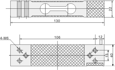 Bench Scale Load Cell- dimensions