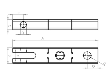 Shackle Type Load Cell - Dimentions