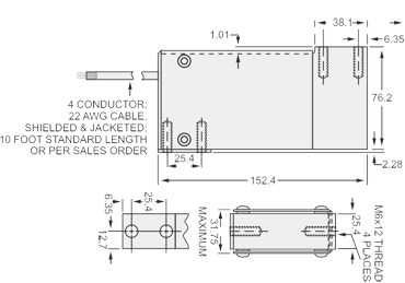 Construction Machinery Load Cell - dimensions