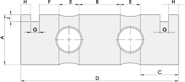 Crane Scale Load Cell - Dimentions